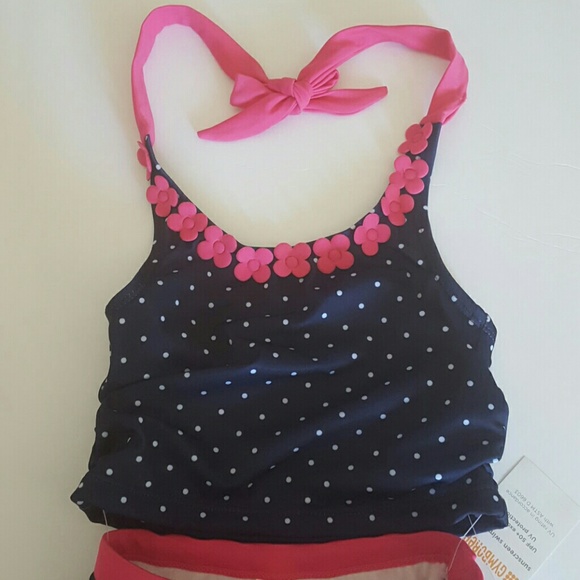 NWT - Gymboree Girls Size 4 (xs) Tankini - Picture 2 of 8